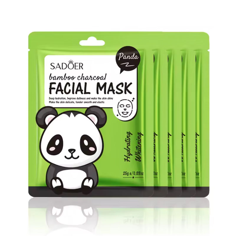 Sadoer Bamboo Charcoal arcmaszk – tisztító és hidratáló